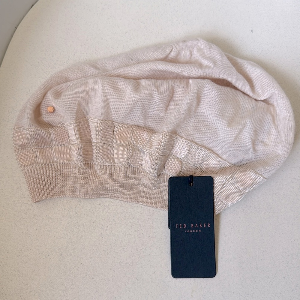 Ted Baker 100% Merino Wool Beanie — NWT